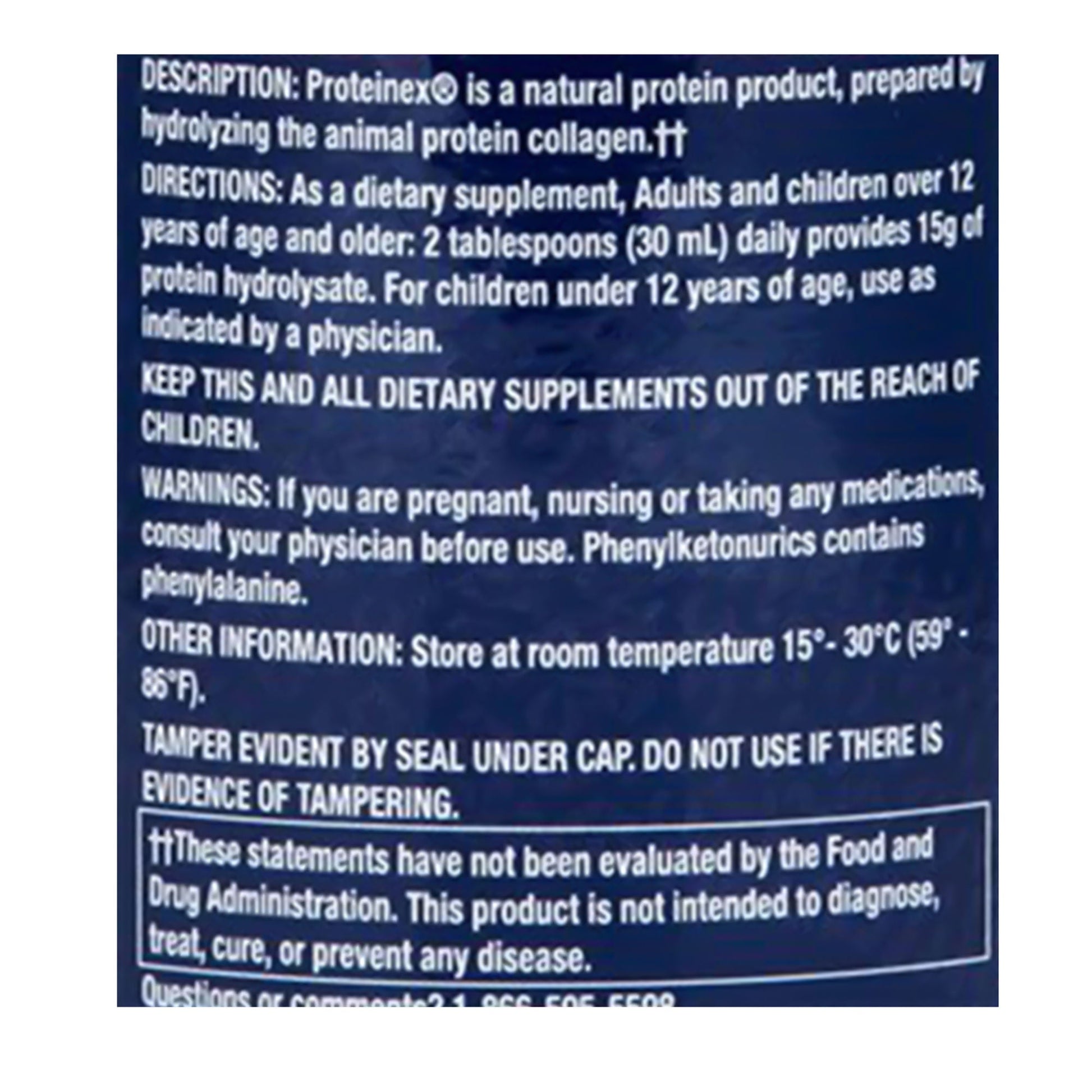 Proteinex® P15 Hydrolyzed Liquid Protein, Bottle