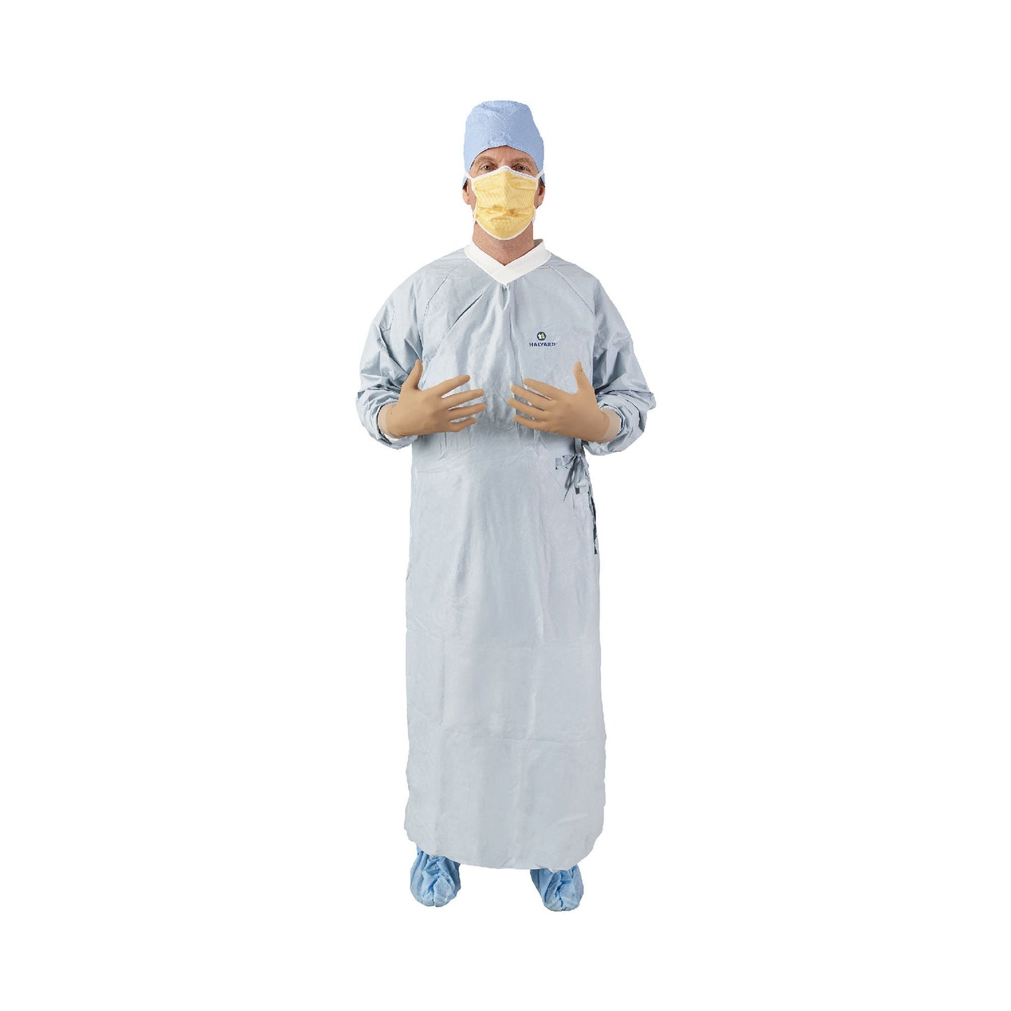 Aero Chrome Surgical Gown with Towel, Large