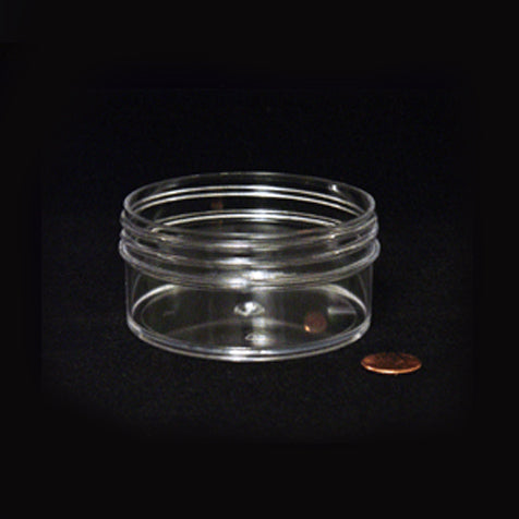 Jar, Wide Mouth, 120mL (4oz), PS, 89mm Opening (Screw Cap Packaged Separately)