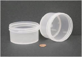 Jar, Wide Mouth, 180mL (6oz), PP, 89mm Opening (Screw Cap Packaged Separately)