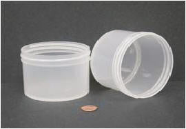 Jar, Wide Mouth, 240mL (8oz), PP, 89mm Opening (Screw Cap Packaged Separately)