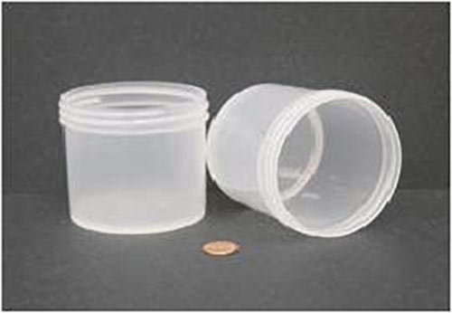 Jar, Wide Mouth, 360mL (12oz), PP, 89mm Opening (Screw Cap Packaged Separately)
