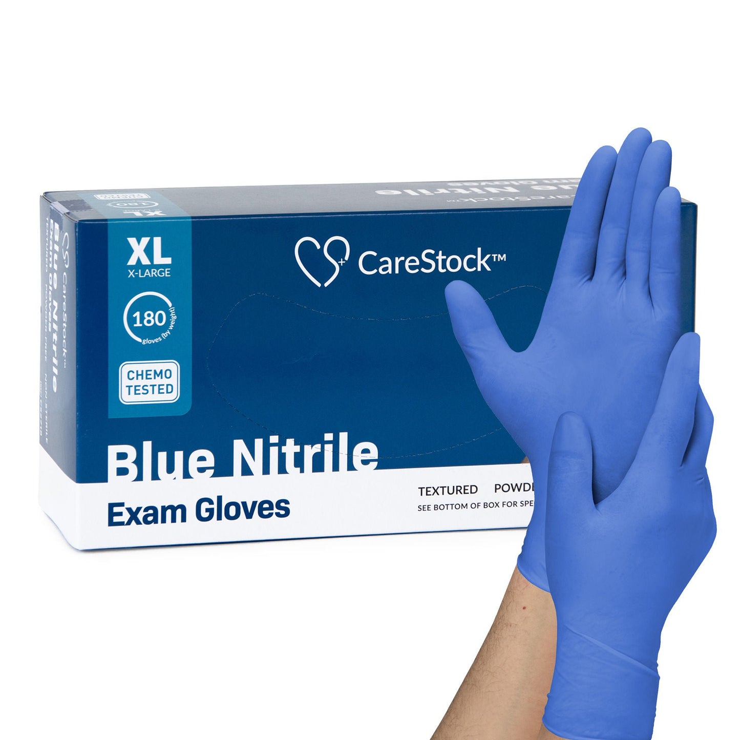 CareStock™ Nitrile Exam Gloves, Blue
