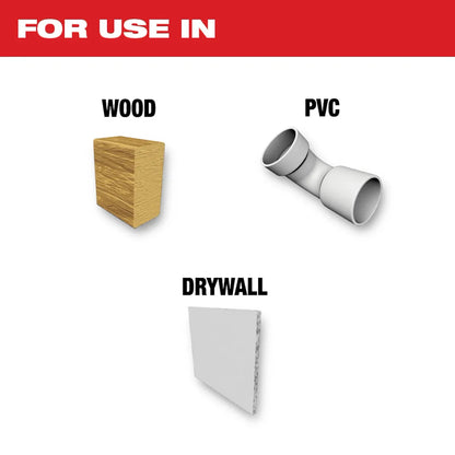 Milwaukee 3 PC High Carbon Steel Wood Universal Fit Oscillating Multi-Tool Blade Set 49-10-9004 | 3-Piece