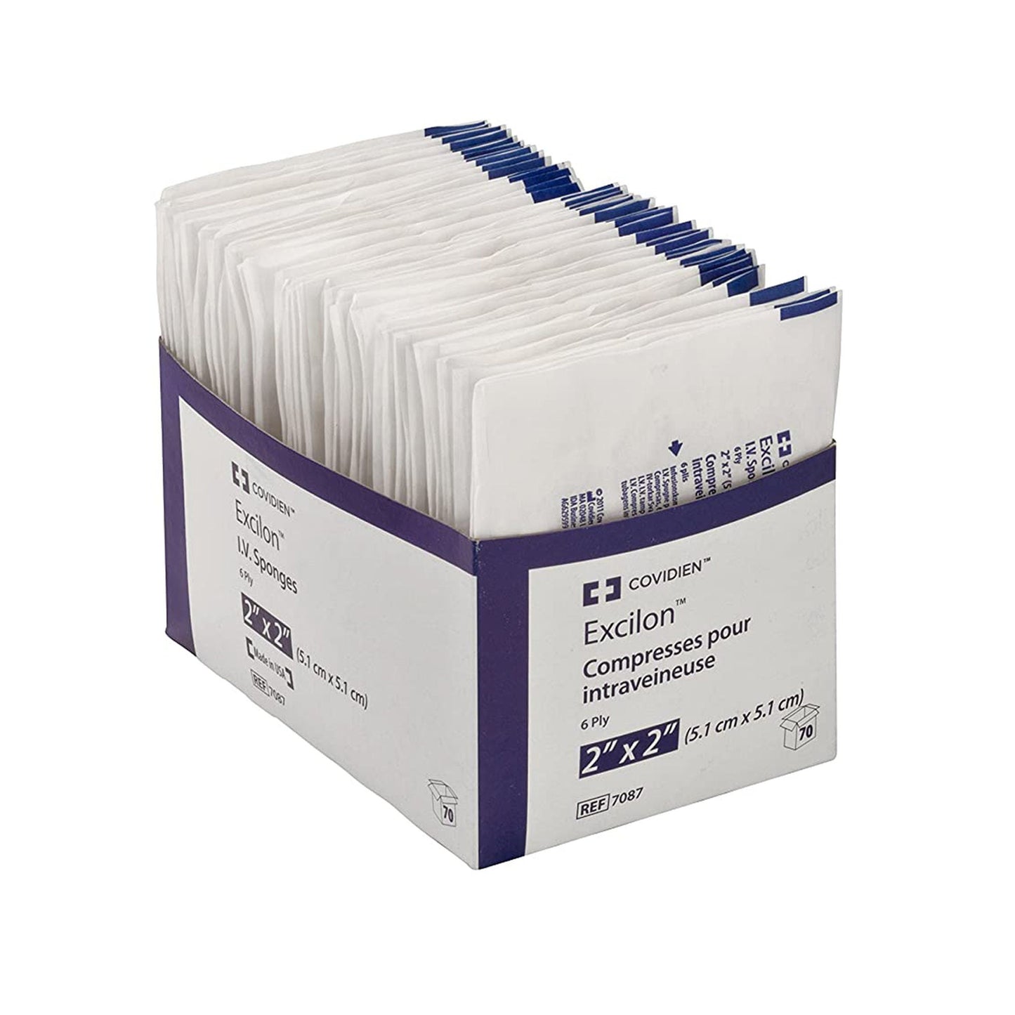 Excilon™ I.V. / Drain Split Dressing, Six-Ply