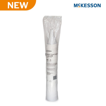 McKesson Paper Cone Drinking Cups, White, Capacity
