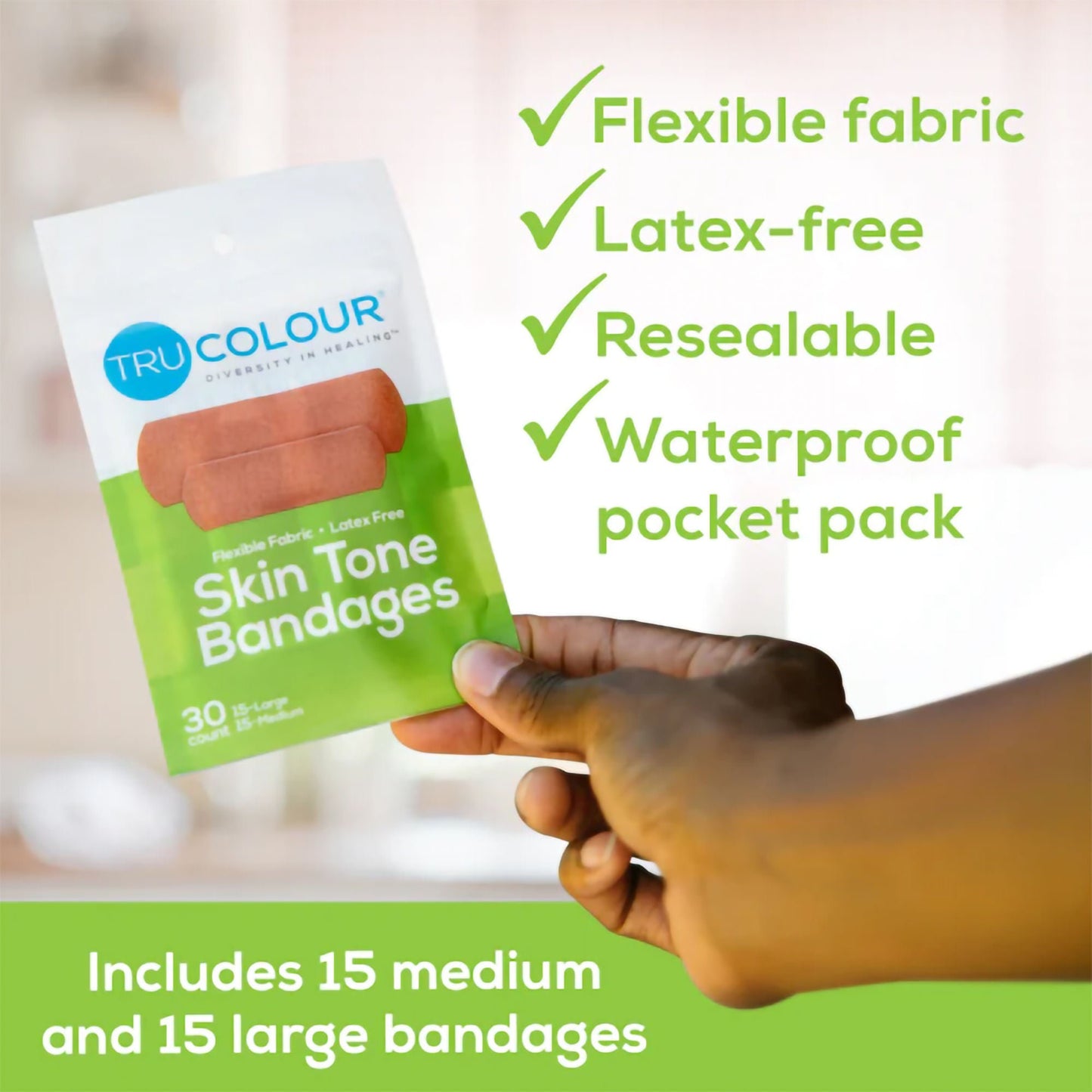 TruColour® Olive Adhesive Strip