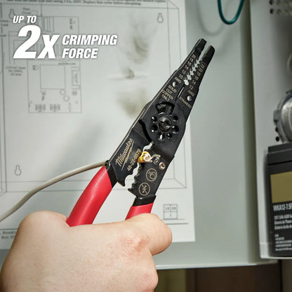 Milwaukee Multi-Purpose Wire Stripper with Crimper 48-22-6579 | Steel