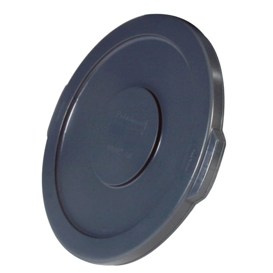 Rubbermaid Commercial BRUTE® Round Container Lid, for 2610 10-gal Waste Containers, 16 in dia, Gray (FG260900GRAY)