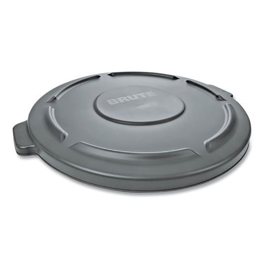 Rubbermaid Commercial BRUTE® Round Container Lid, for 2643 44-gal Waste Containers, 24-1/2 in dia, Gray (FG264560GRAY)