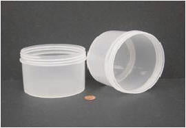 Jar, Wide Mouth, 720mL (24oz), PP, 120mm Opening (Screw Cap Packaged Separately)