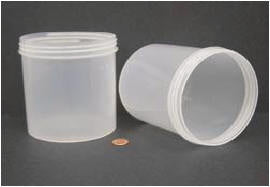 Wide Mouth Jars, PP & PS, 43–120mm Openings — 30 to 1200 mL, 13 Options, Case | Globe Scientific