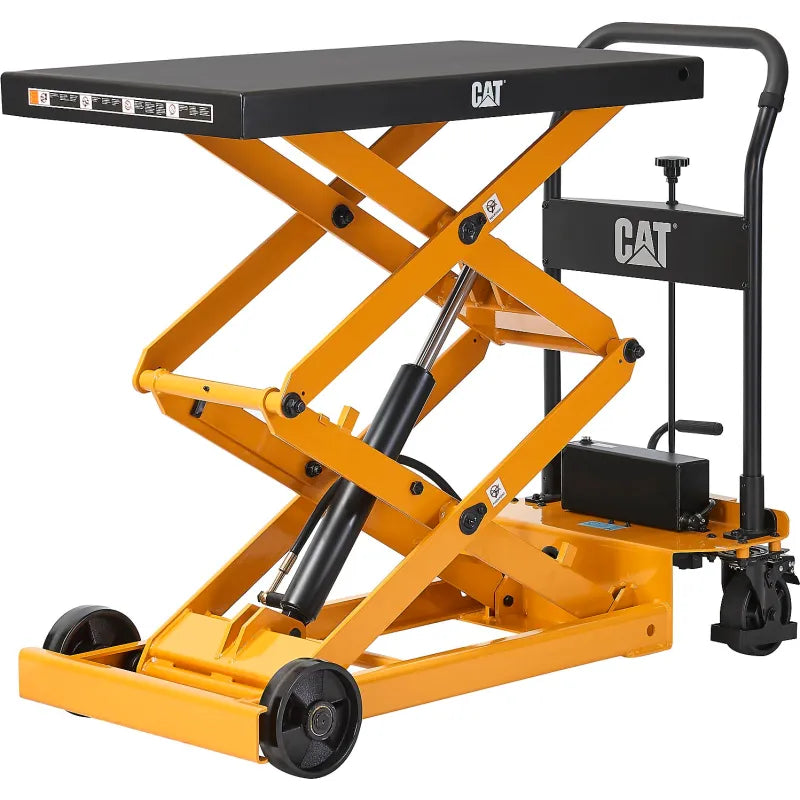 Cat® WB641687 Double Scissor Lift Table — scissor mechanism detail