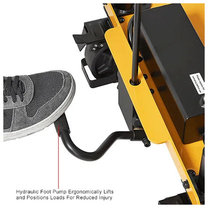 Cat® WB641688 Heavy Duty Scissor Lift Table — three-quarter view