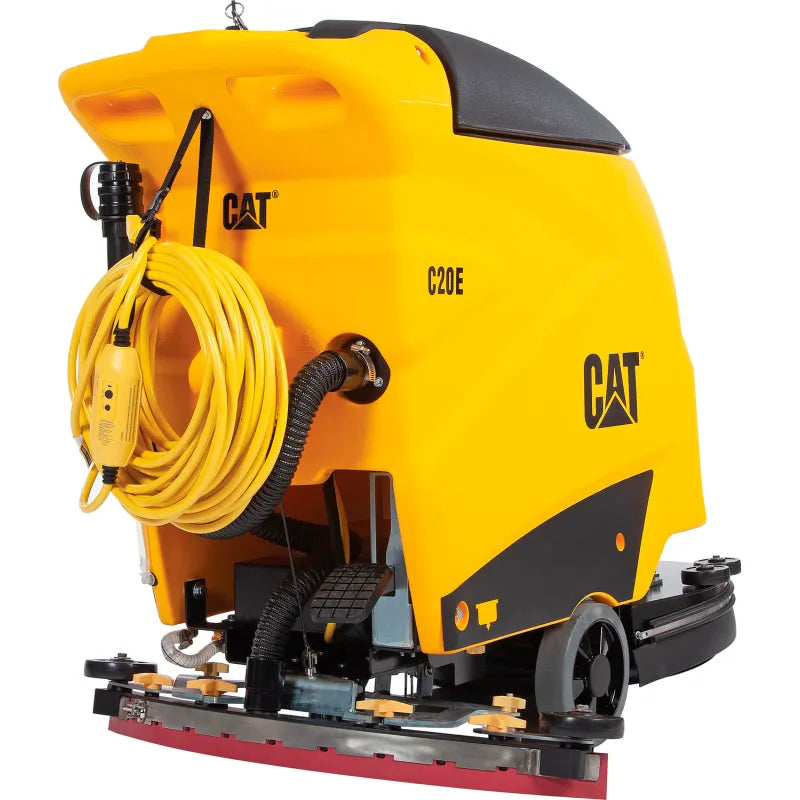 Cat® C20E Floor Scrubber — squeegee blade and pad driver