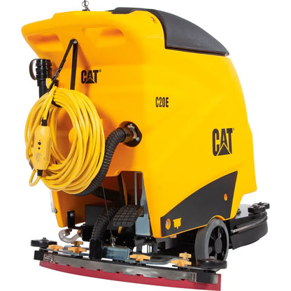 Cat® C20E Floor Scrubber — squeegee blade and pad driver