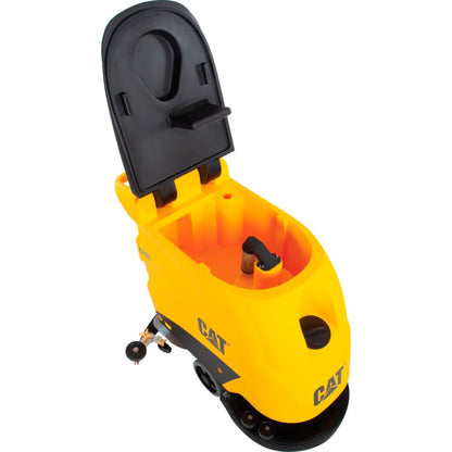 Cat® C20E Floor Scrubber — corrosion and impact resistant housing detail