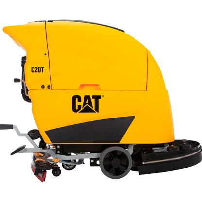 Cat® C20T Floor Scrubber — 7" LCD touchscreen and control panel