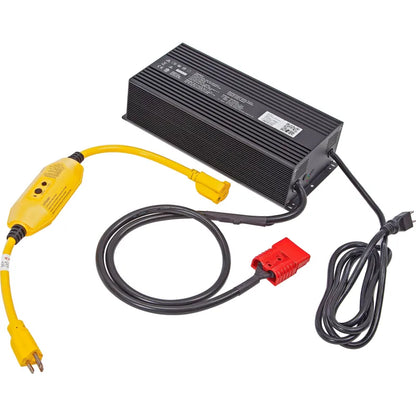 Cat® C40R Ride-On Scrubber — seatbelt, bumper, and safety platform detail