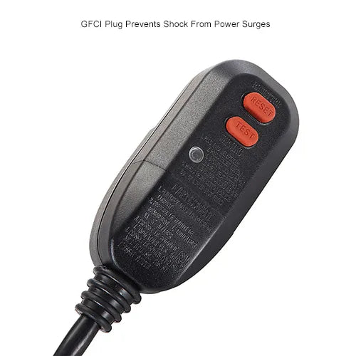 Cat® C21V Wet/Dry Vacuum — on-board storage and wheel detail