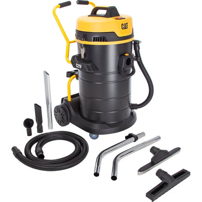 Cat® C21V Wet/Dry Vacuum — GFCI plug and 50-ft power cord