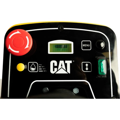 Cat® C26R Ride-On Scrubber — LED headlight and blue safety warning light