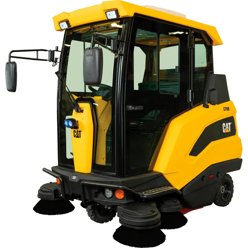 Cat® C70RX Ride-On Sweeper with AC Cabin, 70" Cleaning Path — primary view