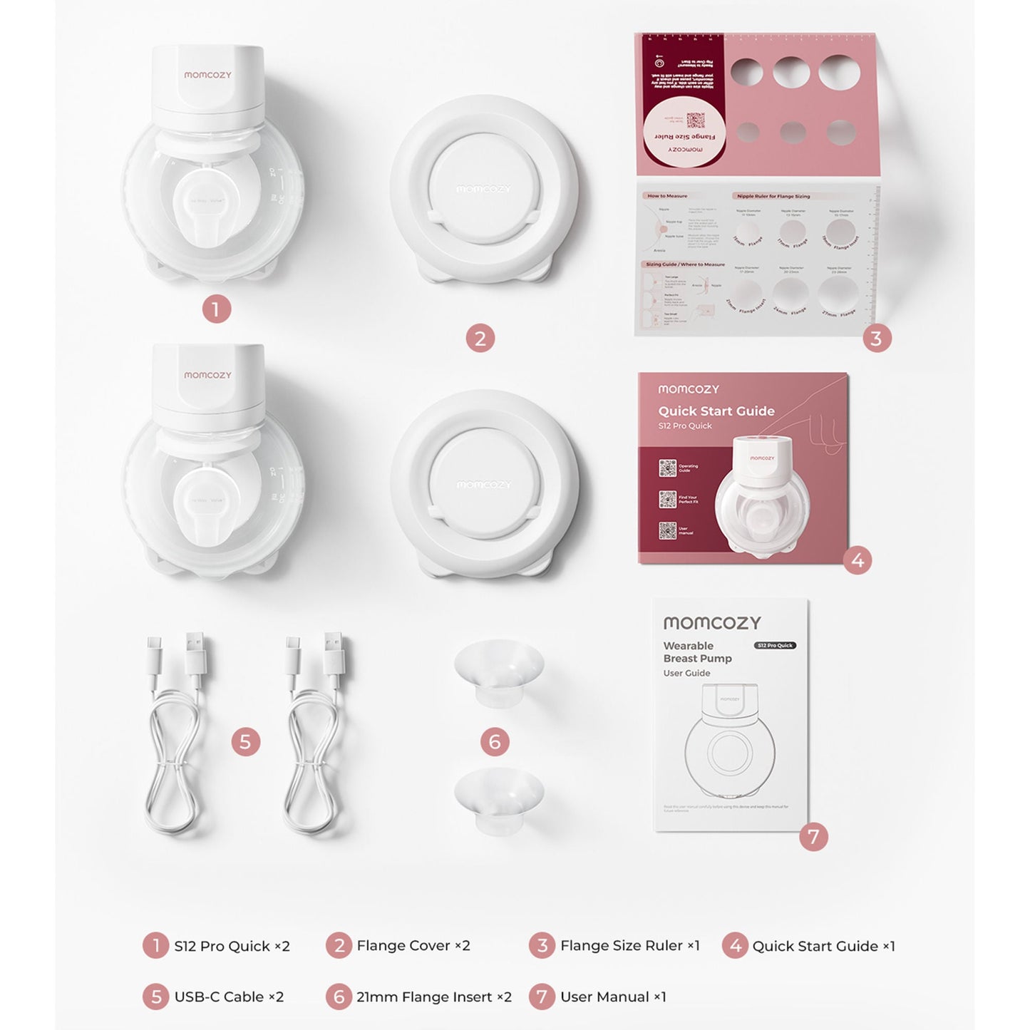Momcozy S12 Pro Quick Wearable Double Electric Breast Pump