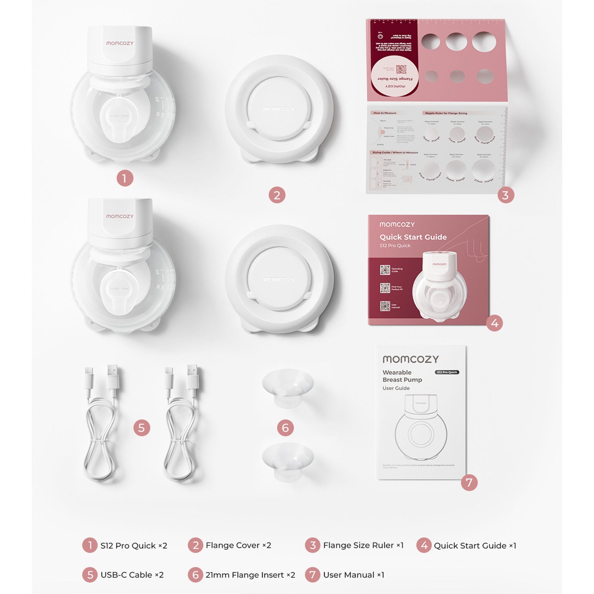 Momcozy S12 Pro Quick Wearable Double Electric Breast Pump