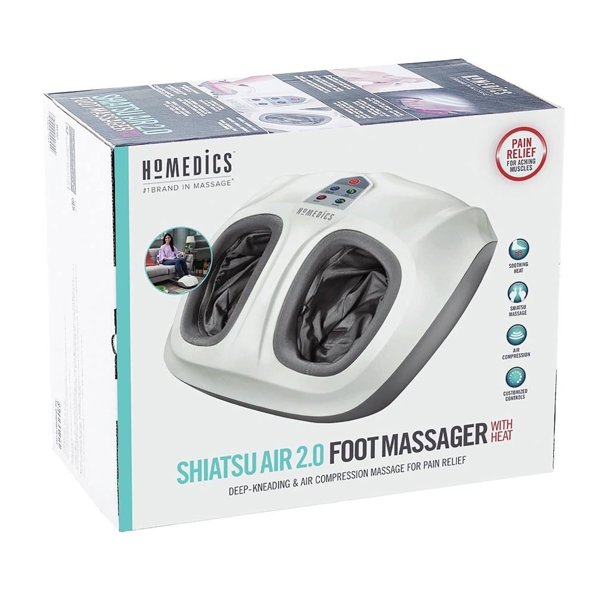 HoMedics® Shiatsu Air 2.0 Foot Massager with Heat
