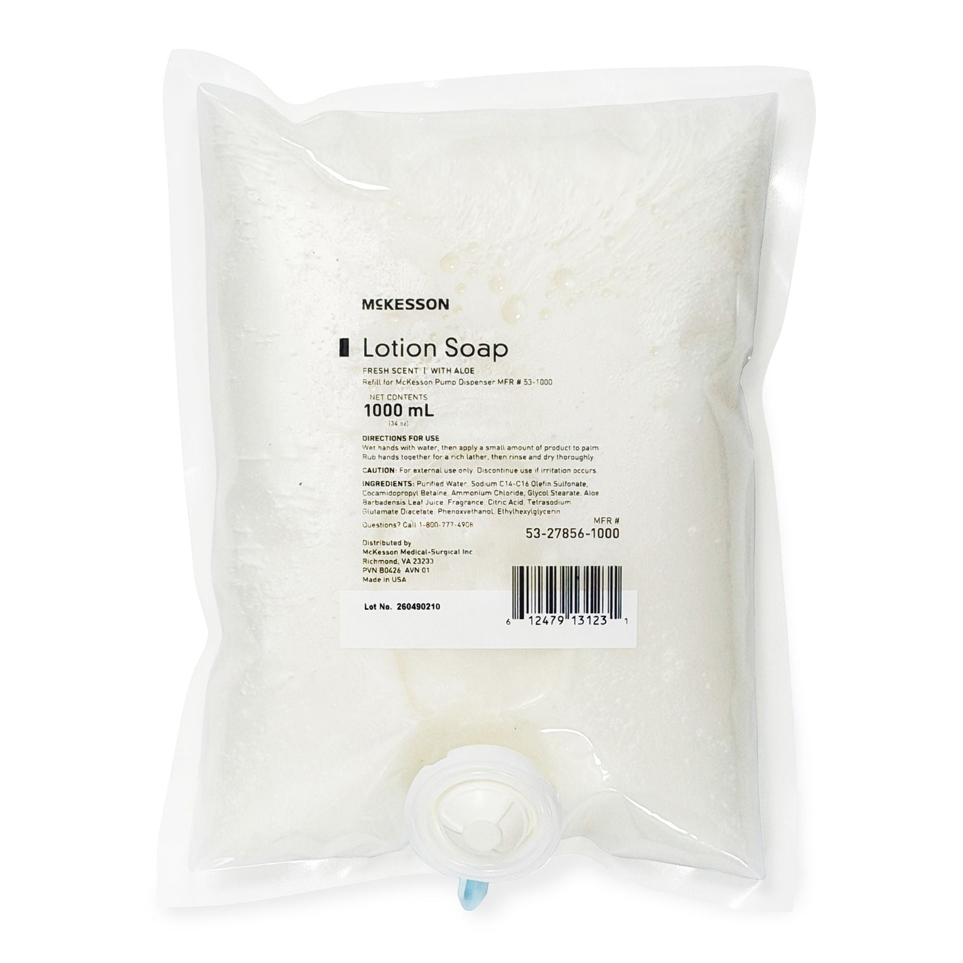 McKesson Lotion Soap, Refill Bag, Fresh Scent