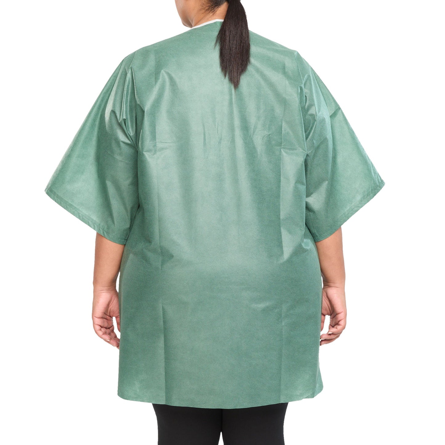 Graham Medical Short Sleeve Scrub Shirt, Green, 3X-Large