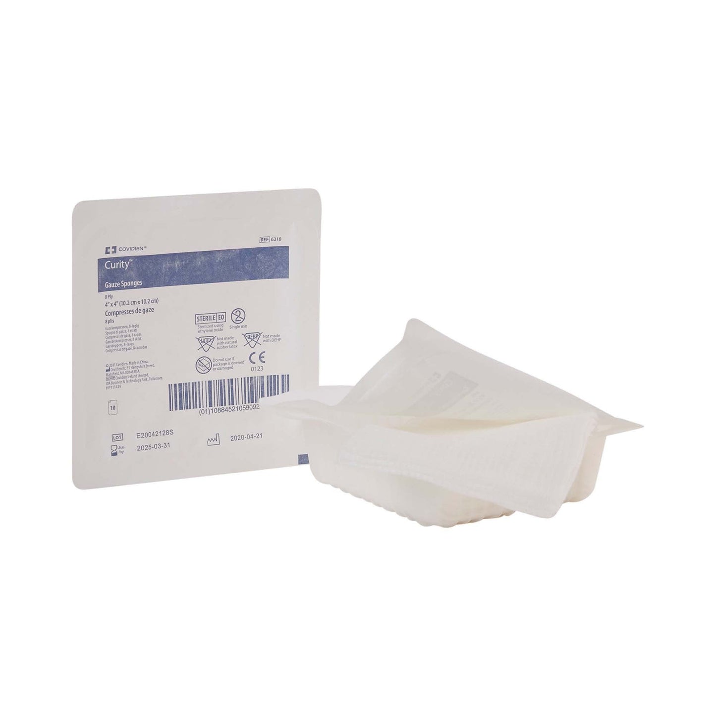 Curity™ Sterile USP Type VII Gauze Sponge, Eight-Ply