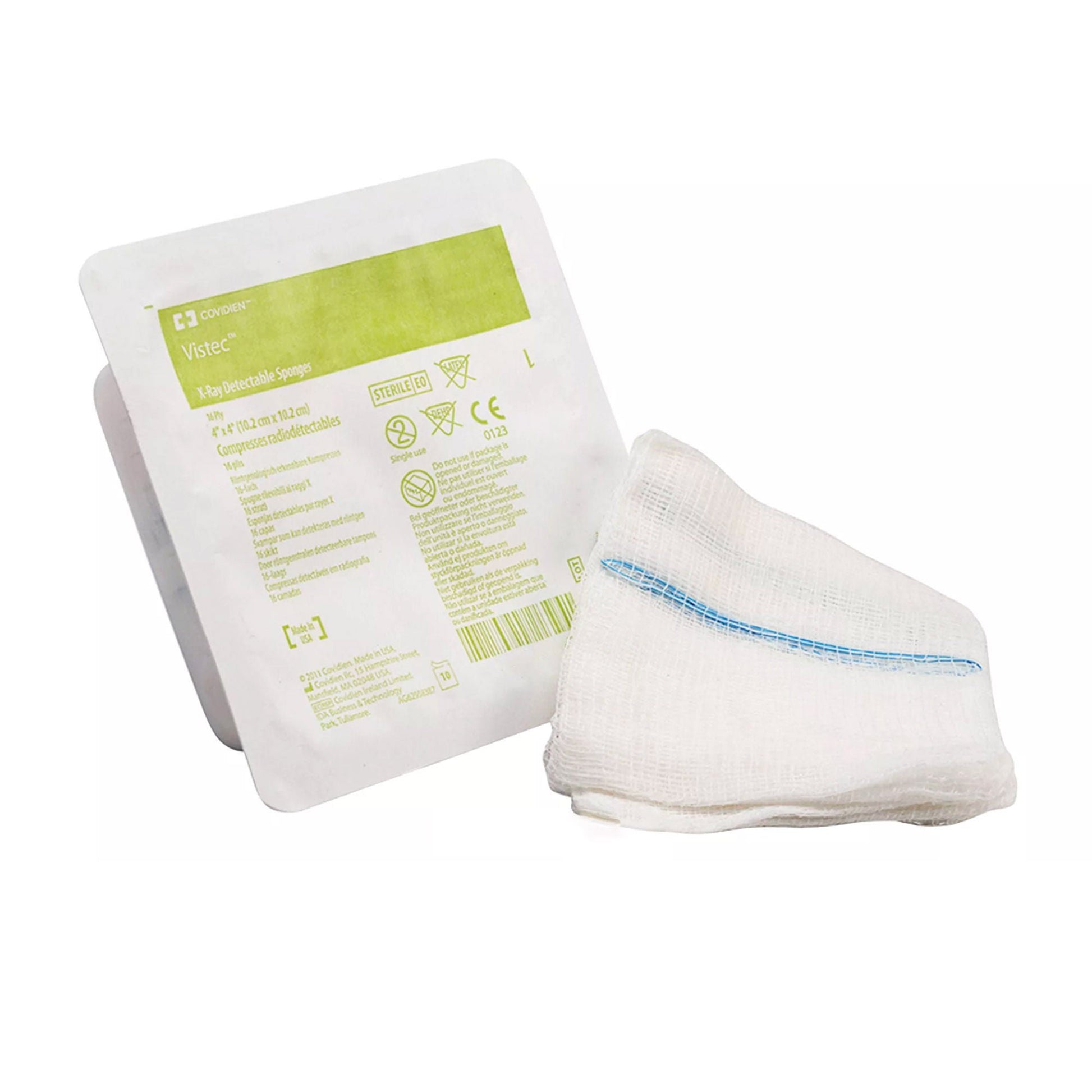 Visitec™ USP Type VII X-Ray Detectable Gauze Sponge, 16-Ply