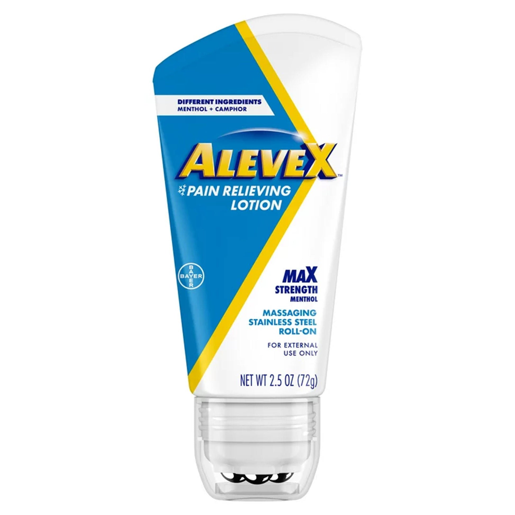 Aleve X Pain Relieving Lotion Max Strength Menthol, 2½-ounce roll-on bottle
