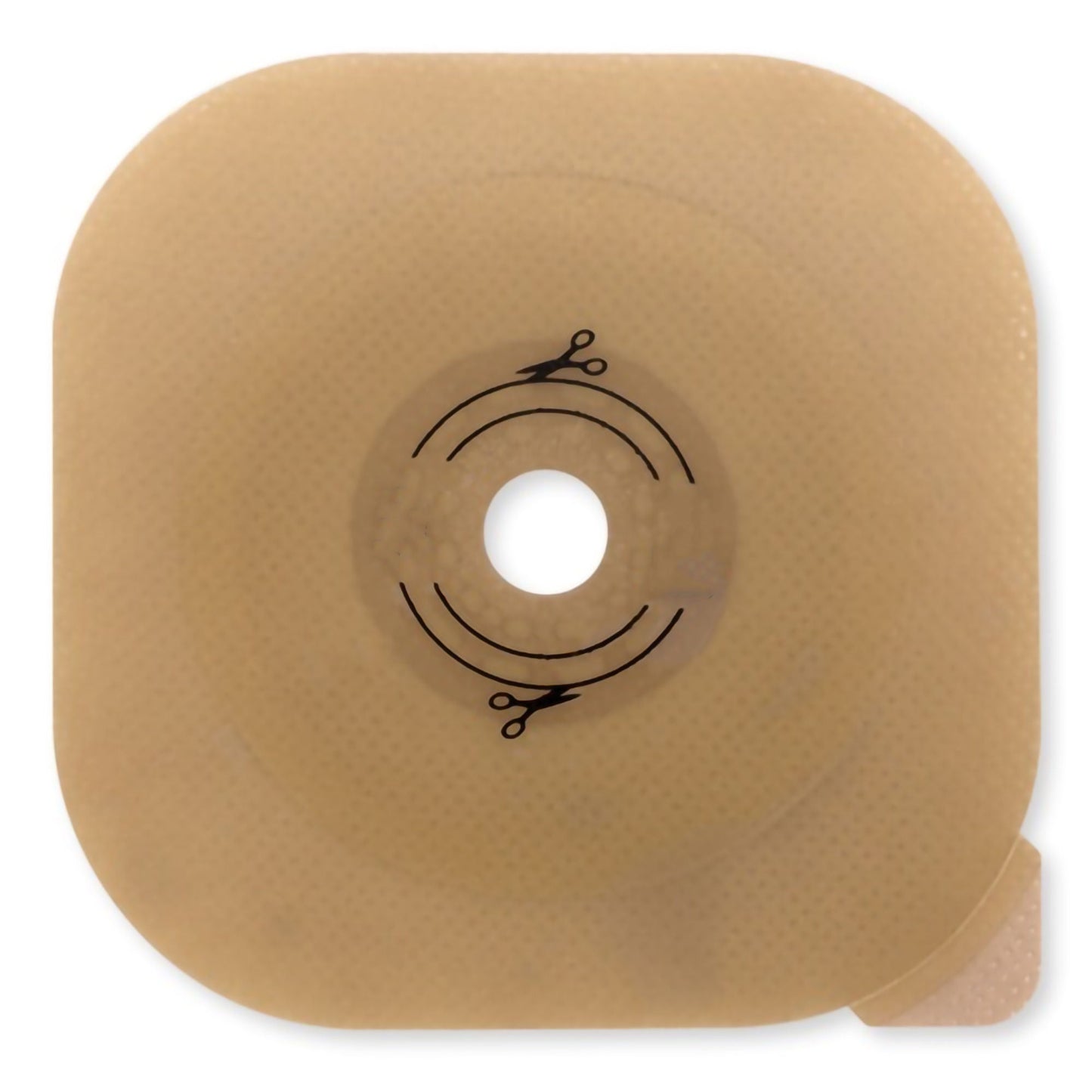 New Image™ Flat CeraPlus™ Skin Barrier, Flange, Up to 57 mm Opening, Blue