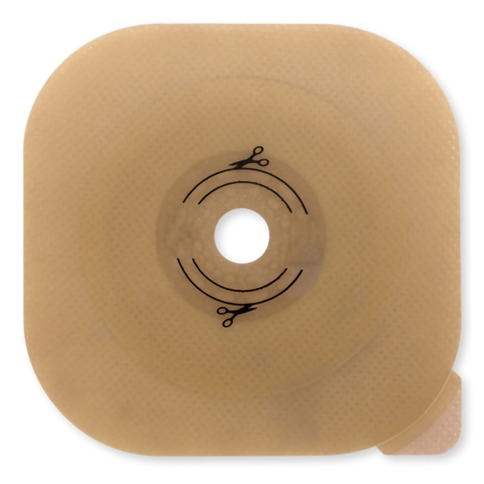 New Image™ Flat CeraPlus™ Skin Barrier, Flange, Up to 57 mm Opening, Blue