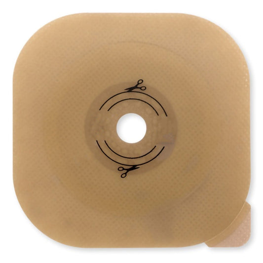 New Image™ Flat CeraPlus™ Skin Barrier, Flange, Up to 57 mm Opening, Blue