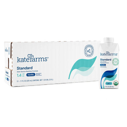 Kate Farms® Standard 1.4 Vanilla Sole-Source Nutrition Formula, Carton