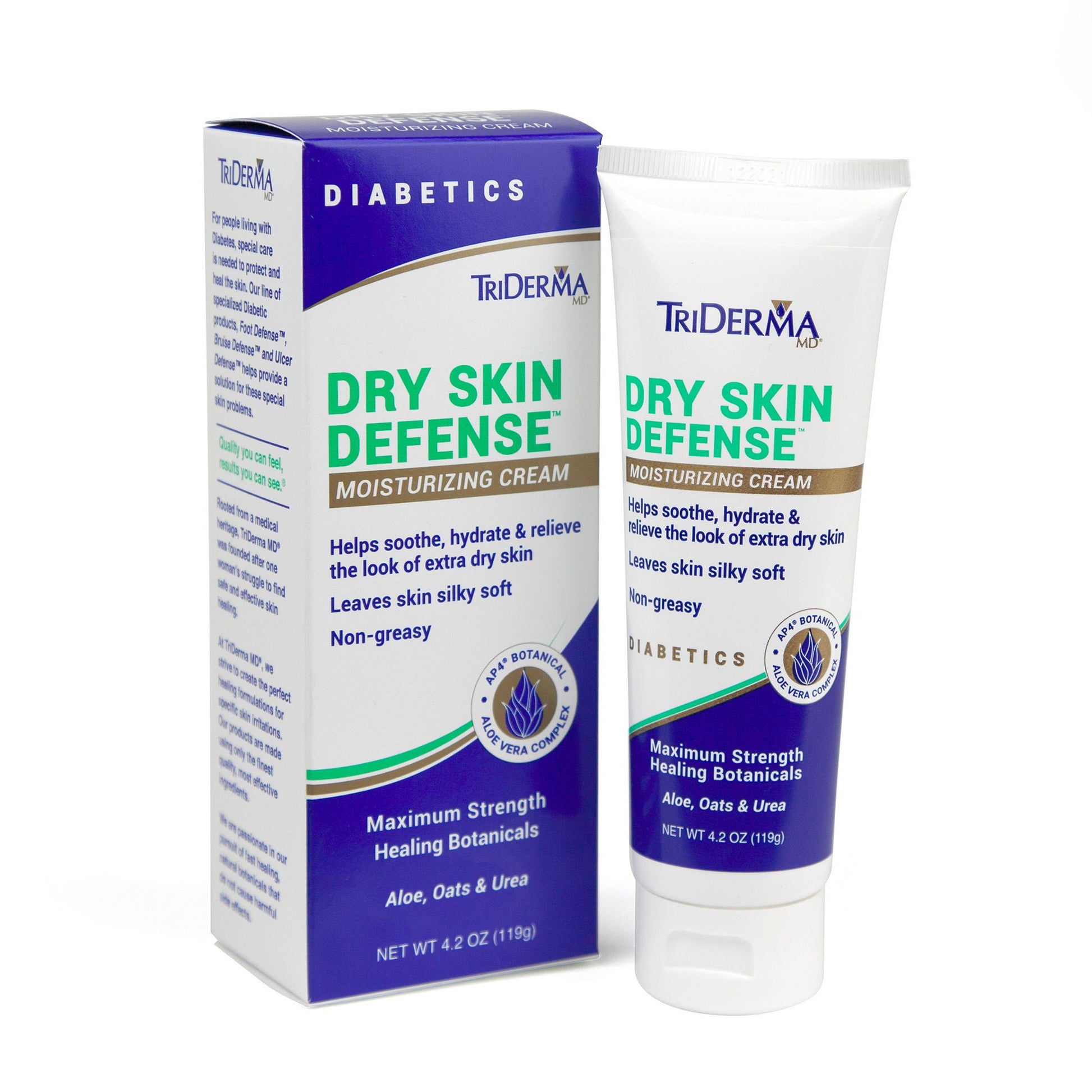 TriDerma® MD Diabetic Dry Skin Defense™ Moisturizer, tube