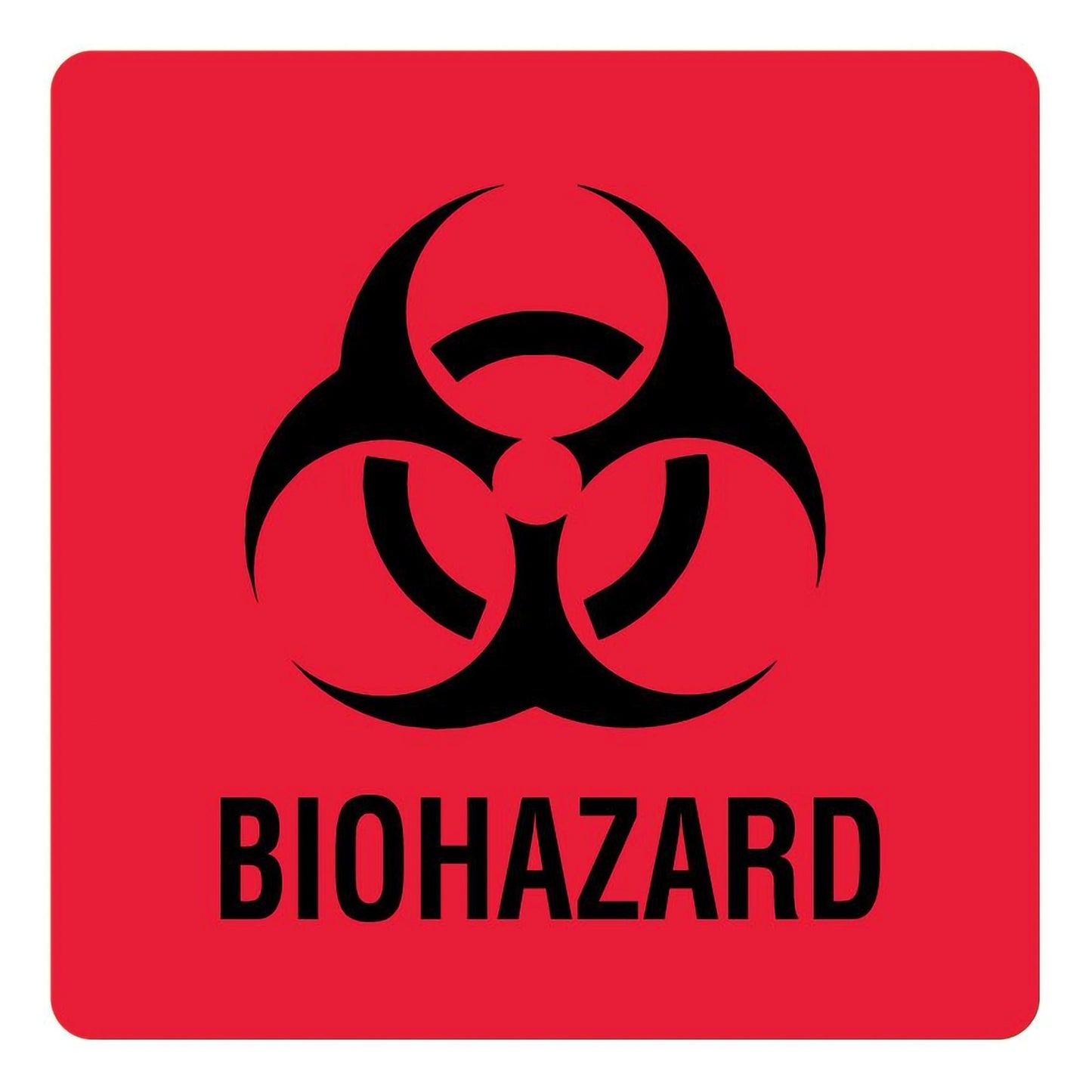 UAL™ Biohazard / Symbol Pre-Printed Label