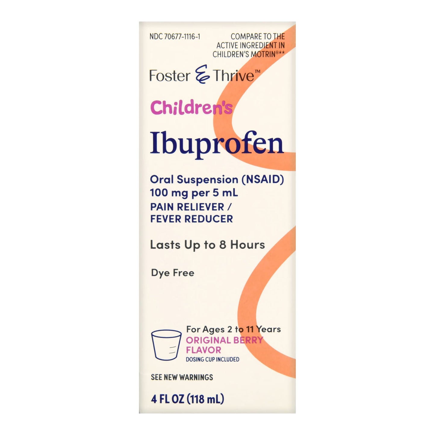 Foster & Thrive™ Children's Ibuprofen Oral Suspension, Original Berry
