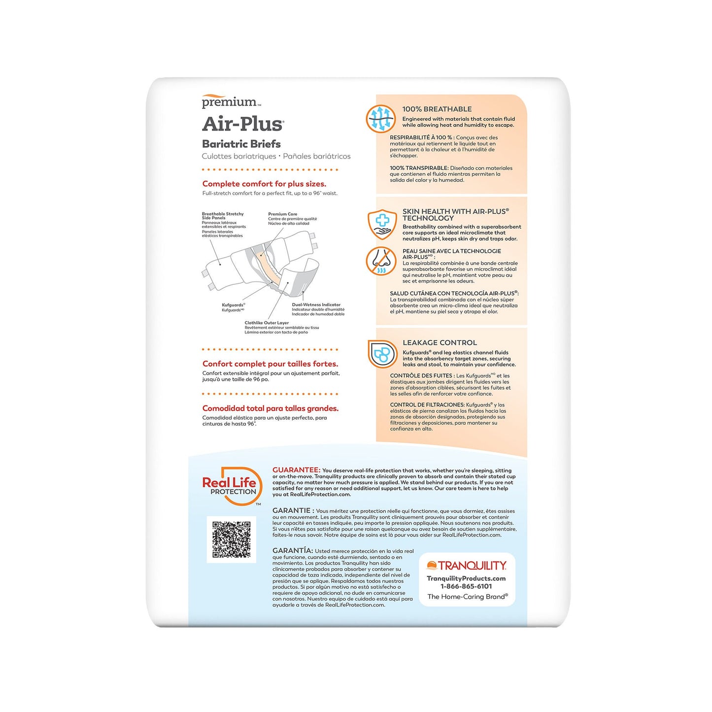 Tranquility® Bariatric Maximum Incontinence Brief