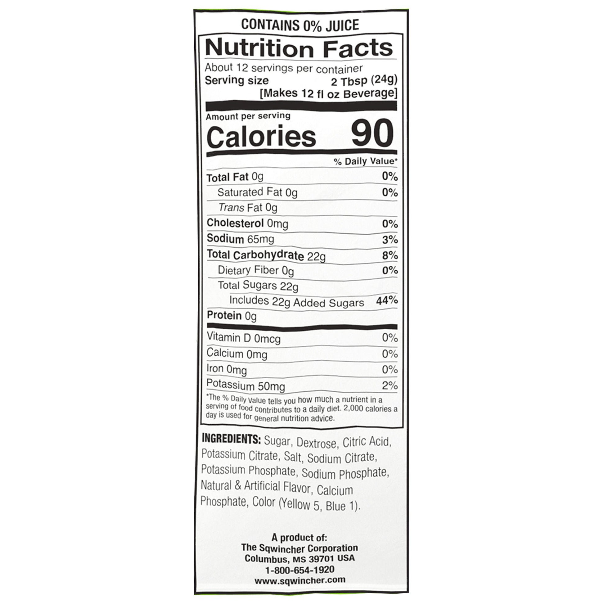Sqwincher® Powder Pack® Lemon-Lime Electrolyte Replenishment Drink Mix