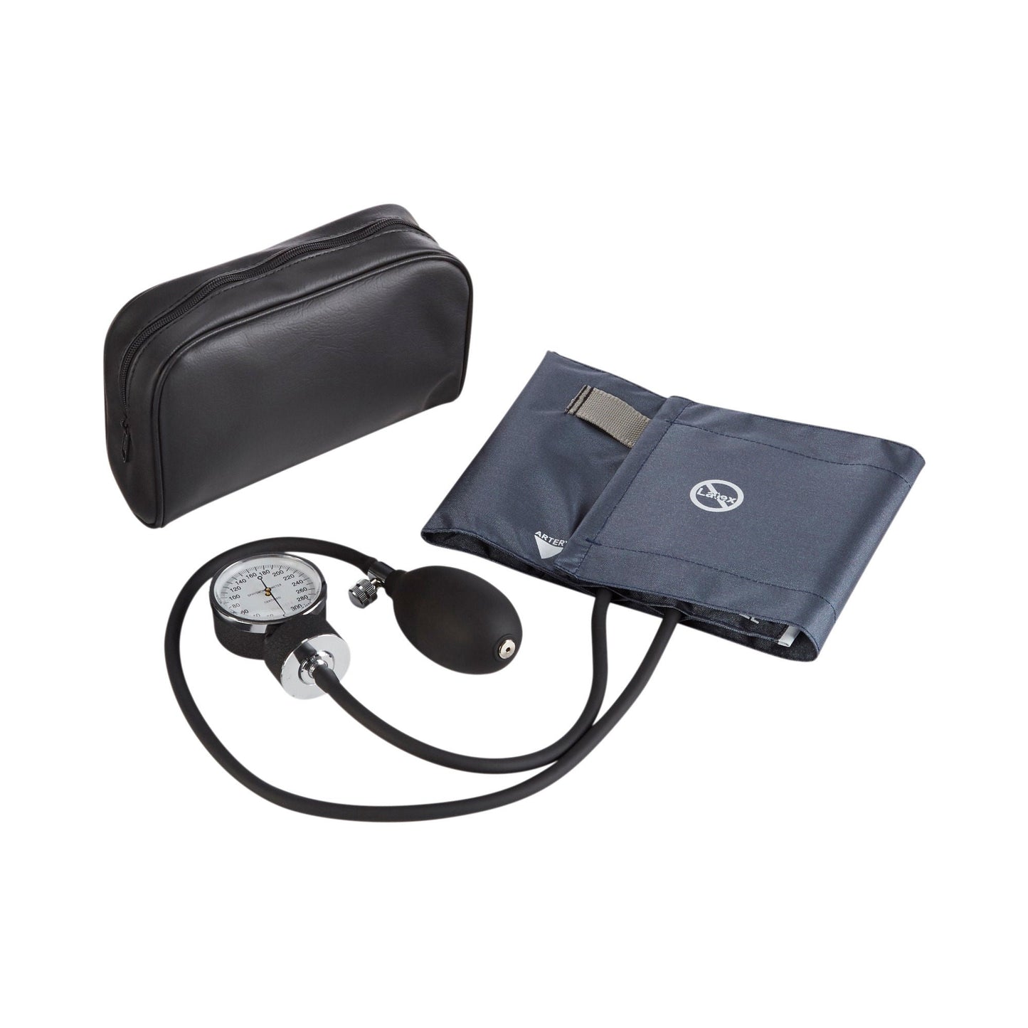 McKesson Aneroid Sphygmomanometer with Cuff, 2-Tube, Pocket-Size, Medium Cuff