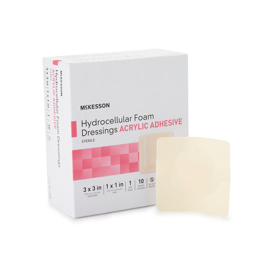McKesson Adhesive Foam Dressing with Border