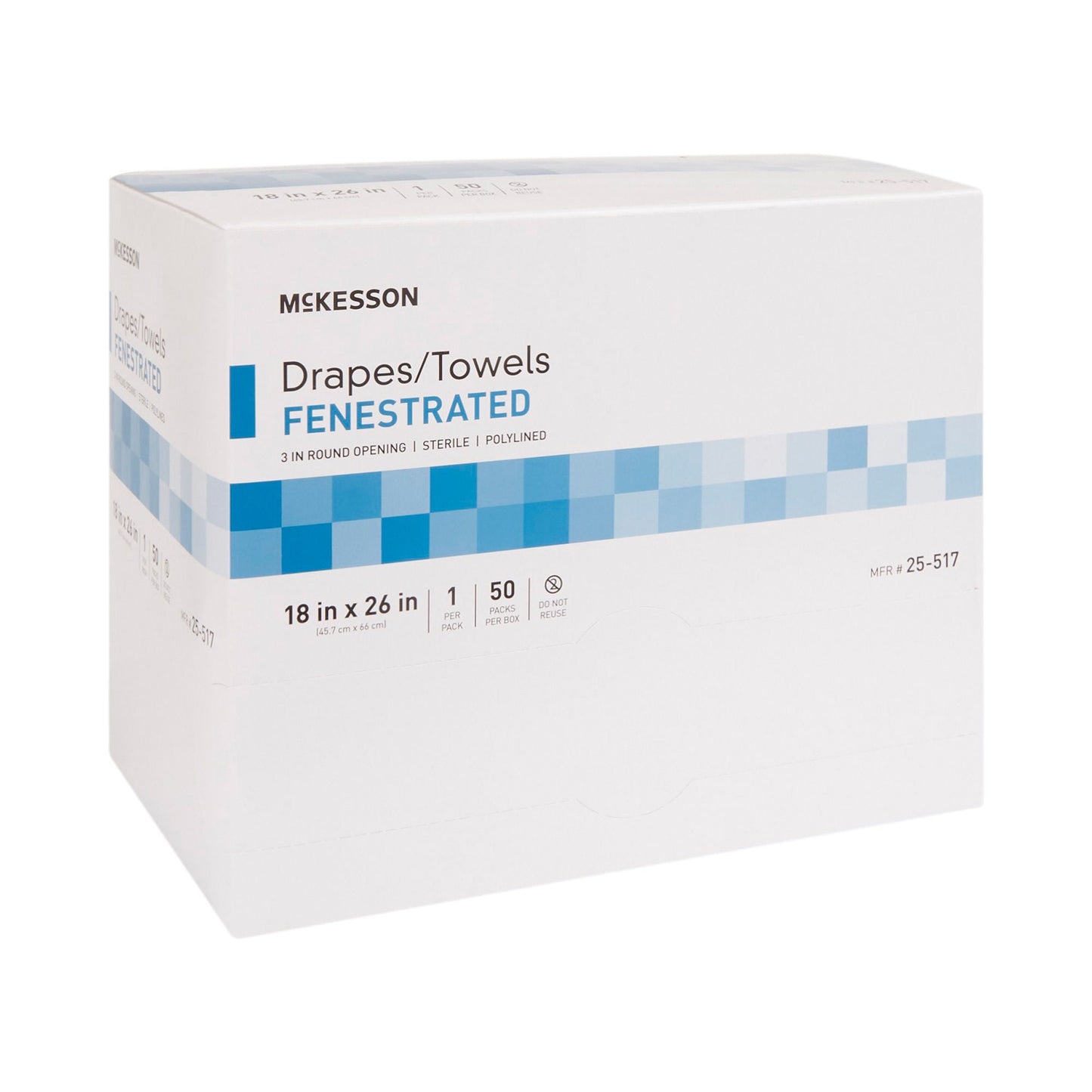 McKesson Sterile Poly Lined Towel Drape