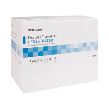 McKesson Sterile Poly Lined Towel Drape