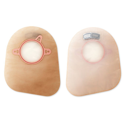 New Image™ 18392 Two-Piece Beige Ostomy Pouch, Pre-cut to Fit Stoma, Green