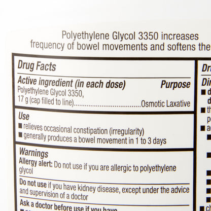 Perrigo Polyethylene Glycol Cathartic / Laxative